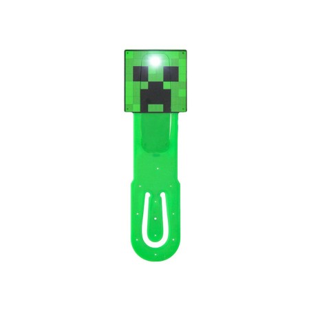 2 Unidades - Lampara minecraft de lectura creeper