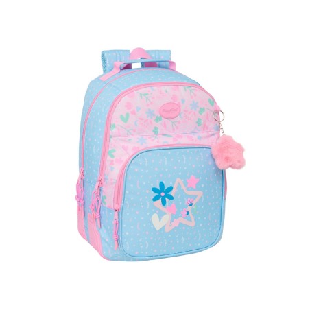 Mochila safta doble con cantoneras adaptable a carro blackfit8 smile 420x320x150 mm