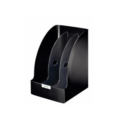 3 Unidades - Revistero leitz exclusive plus jumbo poliestireno color negro 213x321x250 mm