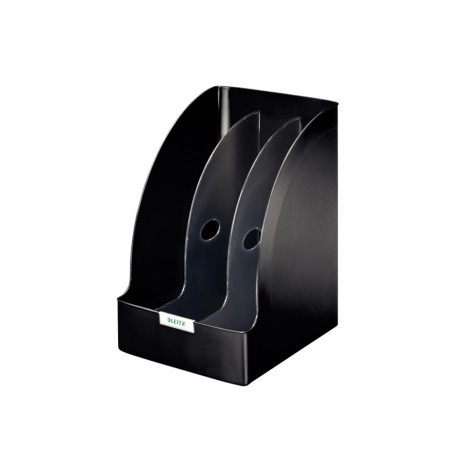 3 Unidades - Revistero leitz exclusive plus jumbo poliestireno color negro 213x321x250 mm