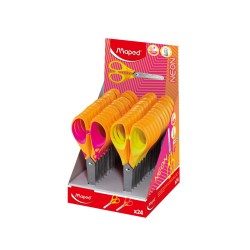 Tijera escolar maped essentials soft neon 13 cm