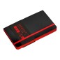 Cuaderno con gomilla antartik notes tapa blanda a6 hojas lisas negro y rojo 100 hojas 80 gr fsc