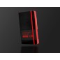 Cuaderno con gomilla antartik notes tapa blanda a6 hojas lisas negro y rojo 100 hojas 80 gr fsc