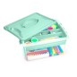 Caja organizadora plastico plasticforte n 9 con bandeja colores surtidos 27x34x18 cm