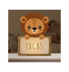 Lampara vintiun personalizable little lion