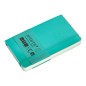 Cuaderno con gomilla antartik notes tapa blanda a6 cuadricula turquesa 100 hojas 80 gr fsc