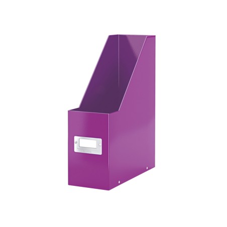 Revistero leitz click&store carton plastificadora color violeta 103x330x253 mm