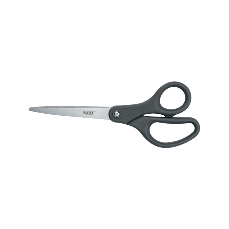 Tijera oficina leitz 20,5 cm titanio color gris oscuro