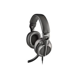 Auriculares ngs vox805 con cable estereo usb-c con control de volumen y adaptador usb color negro