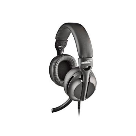 Auriculares ngs vox805 con cable estereo usb-c con control de volumen y adaptador usb color negro