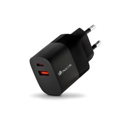 Cargador de pared ngs gan ultrarapido para portatil 30w usb-c + usb-a