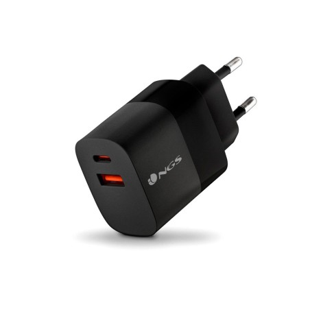 Cargador de pared ngs gan ultrarapido para portatil 30w usb-c + usb-a