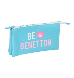 Bolso escolar portatodo safta triple benetton unique 120x220x30 mm