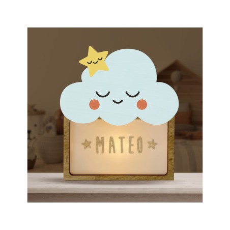 Lampara vintiun personalizable little cloud