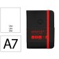 Cuaderno con gomilla antartik notes tapa dura a7 hojas lisas negro y rojo 80 hojas 80 gr fsc Cuaderno con gomilla antartik notes tapa dura a7 hojas lisas negro y rojo 80 hojas 80 gr fsc