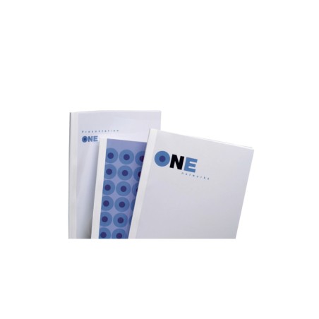 Carpeta termica ibicover gbc 4 mm color blanco caja de 100 unidades
