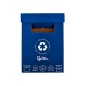 Contenedor papelera reciclaje liderpapel carton reciclado para papel y carton 450x350x650 mm 70 litros azul Contenedor papelera reciclaje liderpapel carton reciclado para papel y carton 450x350x650 mm 70 litros azul