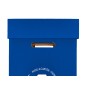 Contenedor papelera reciclaje liderpapel carton reciclado para papel y carton 450x350x650 mm 70 litros azul Contenedor papelera reciclaje liderpapel carton reciclado para papel y carton 450x350x650 mm 70 litros azul