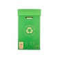 Contenedor papelera reciclaje liderpapel carton reciclado para vidrio 450x350x650 mm 70 litros verde
