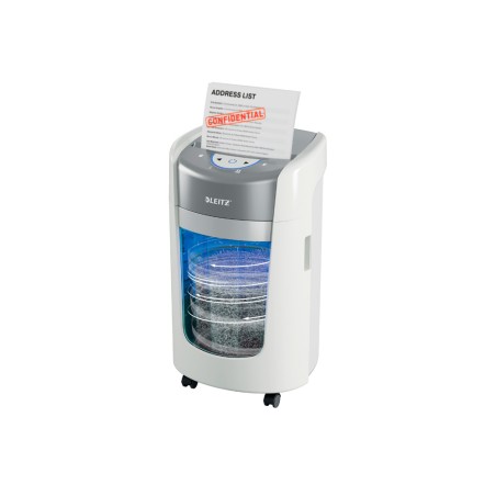 Destructora de documentos leitz optimax 225 home office p5 capacidad corte 6 hojas destruye grapas clips 15