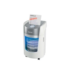 Destructora de documentos leitz optimax 350 small office p5 capacidad corte 8 hojas destruye grapas clips
