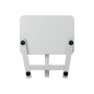 Mesa leitz ergo pequeña plegable regulable en altura hasta 109 cm color blanco 460x740x650 mm