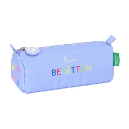 Bolso escolar portatodo safta benetton lila 80x210x70 mm