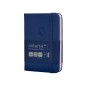 Cuaderno con gomilla antartik notes tapa dura a7 hojas lisas azul marino 80 hojas 80 gr fsc