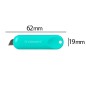 Cuter q-connect plastico mini de seguridad retractil modelos y colores surtidos expositor 30 unidades