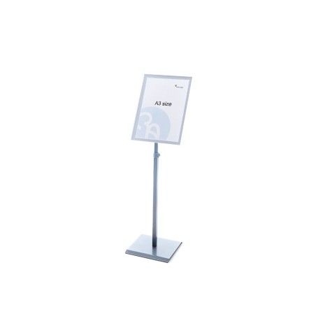 Expositor rocada de suelo magnetico rotativo 90 horizontal/vertical altura ajustable din a3