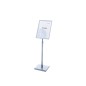 Expositor rocada de suelo magnetico rotativo 90 horizontal/vertical altura ajustable din a3
