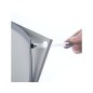 Expositor rocada de suelo magnetico rotativo 90 horizontal/vertical altura ajustable din a3