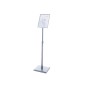 Expositor rocada de suelo magnetico rotativo 90 horizontal/vertical altura ajustable din a4