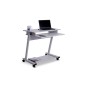 Mesa ordenador rocada rd-9100 sistema bloqueo con ruedas estructura metalica con bandeja teclado extraible Mesa ordenador rocada rd-9100 sistema bloqueo con ruedas estructura metalica con bandeja teclado extraible