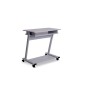 Mesa ordenador rocada rd-9100 sistema bloqueo con ruedas estructura metalica con bandeja teclado extraible Mesa ordenador rocada rd-9100 sistema bloqueo con ruedas estructura metalica con bandeja teclado extraible