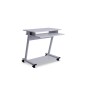 Mesa ordenador rocada rd-9100 sistema bloqueo con ruedas estructura metalica con bandeja teclado extraible Mesa ordenador rocada rd-9100 sistema bloqueo con ruedas estructura metalica con bandeja teclado extraible
