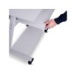 Mesa ordenador rocada rd-9100 sistema bloqueo con ruedas estructura metalica con bandeja teclado extraible Mesa ordenador rocada rd-9100 sistema bloqueo con ruedas estructura metalica con bandeja teclado extraible