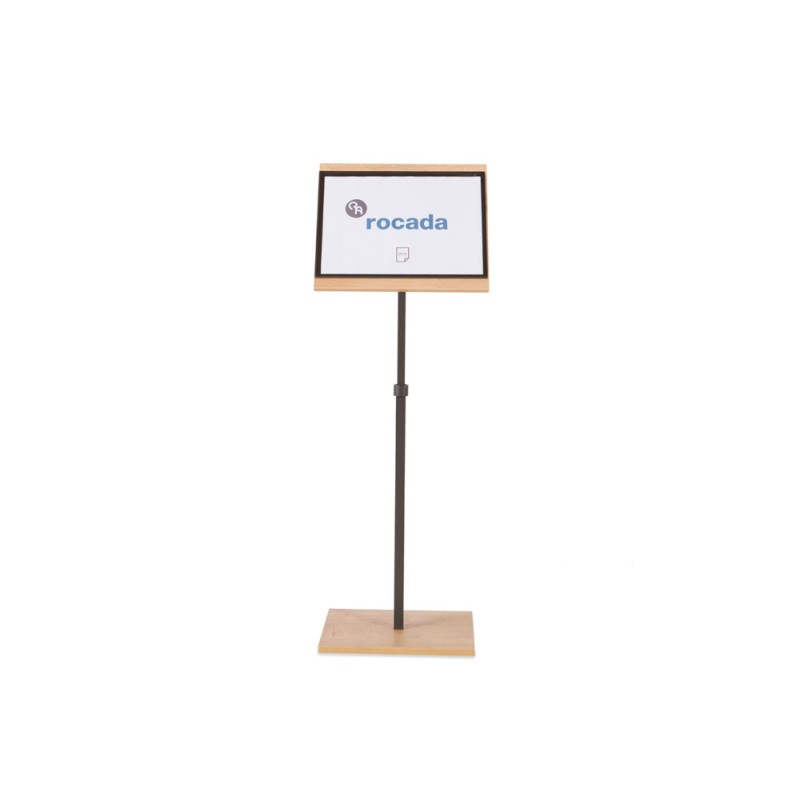 Expositor rocada de suelo serie natural magnetico rotativo 360 altura ajustable din a3 Expositor rocada de suelo serie natural magnetico rotativo 360 altura ajustable din a3