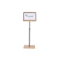 Expositor rocada de suelo serie natural magnetico rotativo 360 altura ajustable din a3 Expositor rocada de suelo serie natural magnetico rotativo 360 altura ajustable din a3