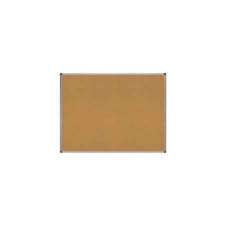 Pizarra corcho rocada marco aluminio con cantoneras 90x120 cm