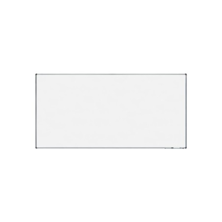 Pizarra blanca rocada lacada magnetica marco aluminio con cantoneras 120x240 cm