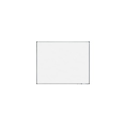 Pizarra blanca rocada lacada magnetica marco aluminio con cantoneras 120x150 cm
