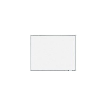 Pizarra blanca rocada lacada magnetica marco aluminio con cantoneras 120x150 cm