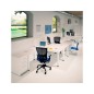 Ala para mesa rocada serie executive 60x100 cm derecha o izquierda acabado ad04 gris/blanco