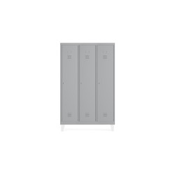 Taquilla metalica rocada 400 3 modulos x 1 puerta gris 1210x500x1800 mm