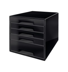 Fichero cajones sobremesa leitz dual desk cube 5 cajones color negro/antracita 287x270x363 mm