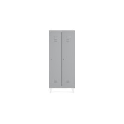 Taquilla metalica rocada 300 2 modulos x 1 puerta gris 620x500x1800 mm
