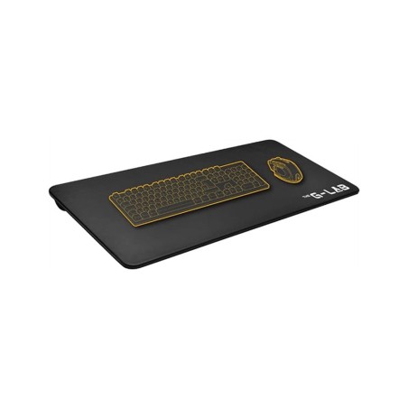 Soporte de escritorio the g-lab para portatil con almohadilla 750x350x40 mm