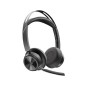 Auriculares poly voyager focus 2 usb-c-c teams + adaptador usb-c/a