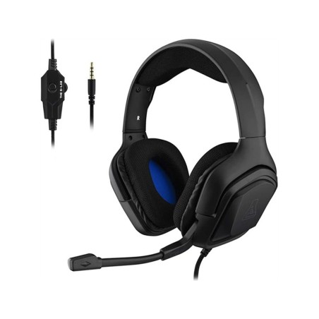 Auriculares gaming the g-lab korp-cobalt/b jack 3.5mm negro